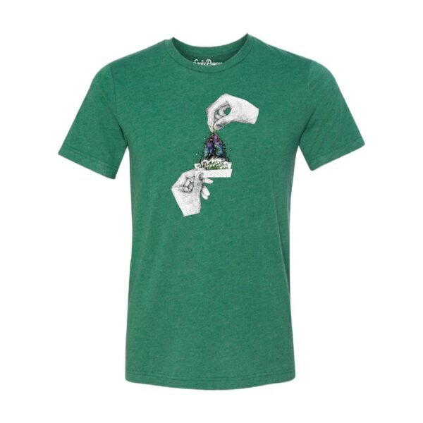 Forest Green - Smoke Proper T-shirt Sprinkle Design (Front)