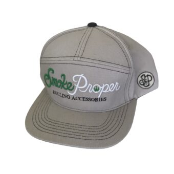 Grey Baseball Hat by Smoke Proper.